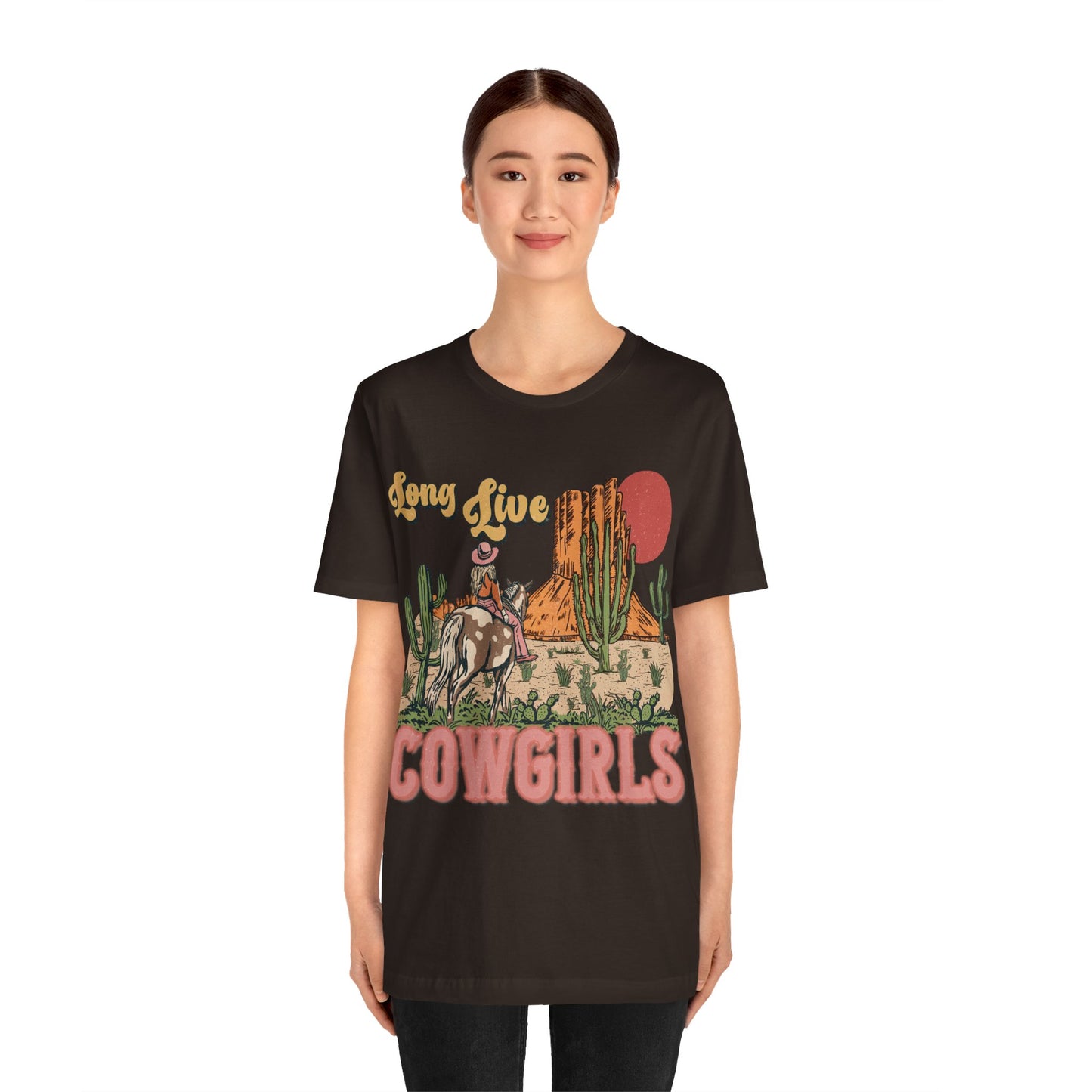 Long Live Cowgirls Jersey Short Sleeve Tee