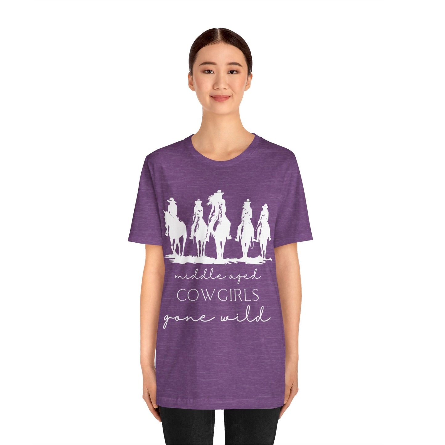 Middle-aged Cowgirls Gone Wild Jersey Short Sleeve Tee