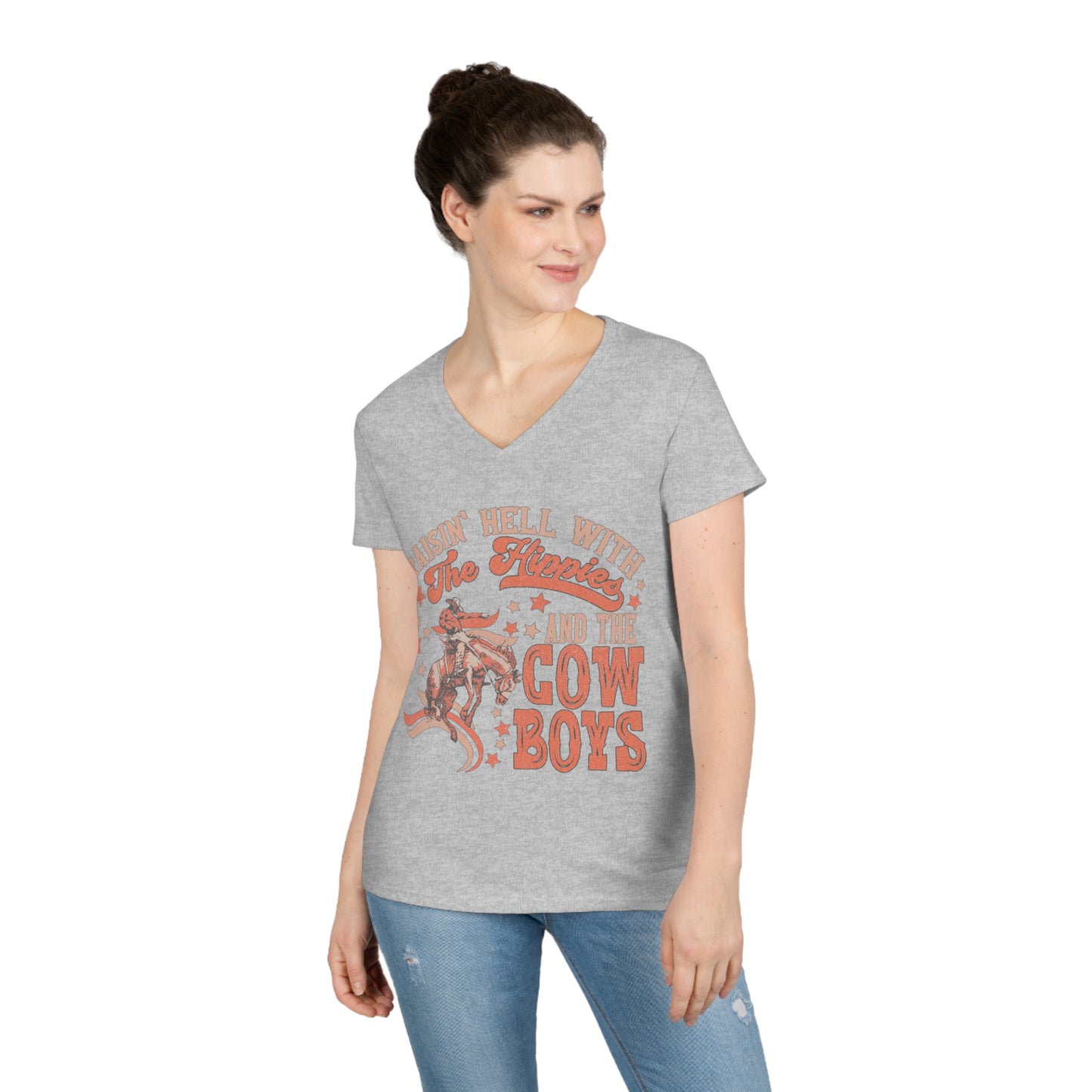 Raisin Hell Ladies' V-Neck T-Shirt