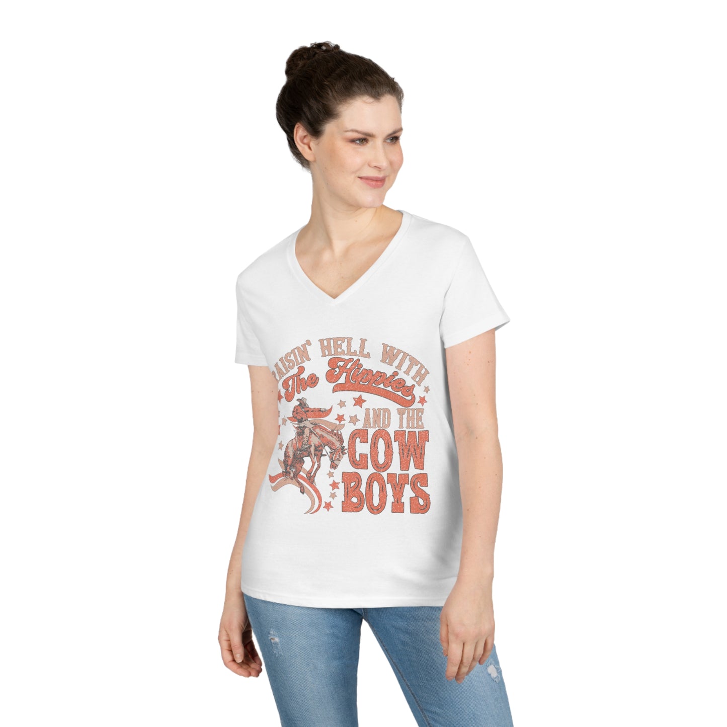 Raisin Hell Ladies' V-Neck T-Shirt